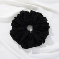 Velvet Volume Scrunchie - Black