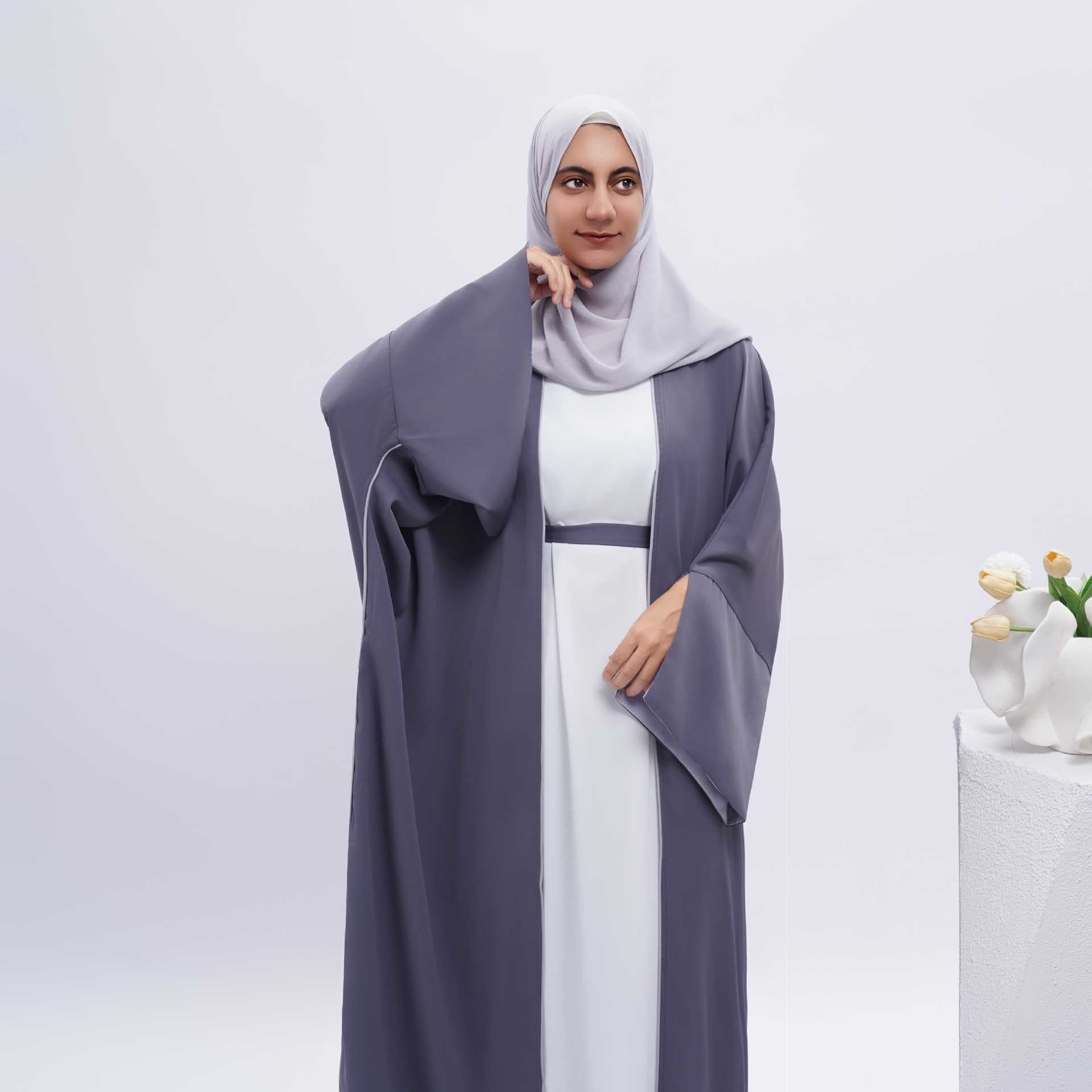 Women Abaya Open Kimono Long Robes