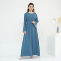Elegant Collarless Maxi Dress