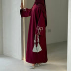 Luxurious Sequin Bow Abaya Dress