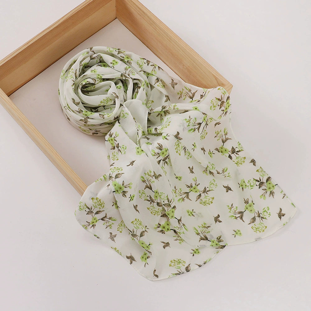 Rose Flower Printed Hijab
