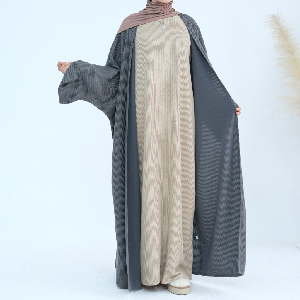 Thick knitted Sweater Abaya