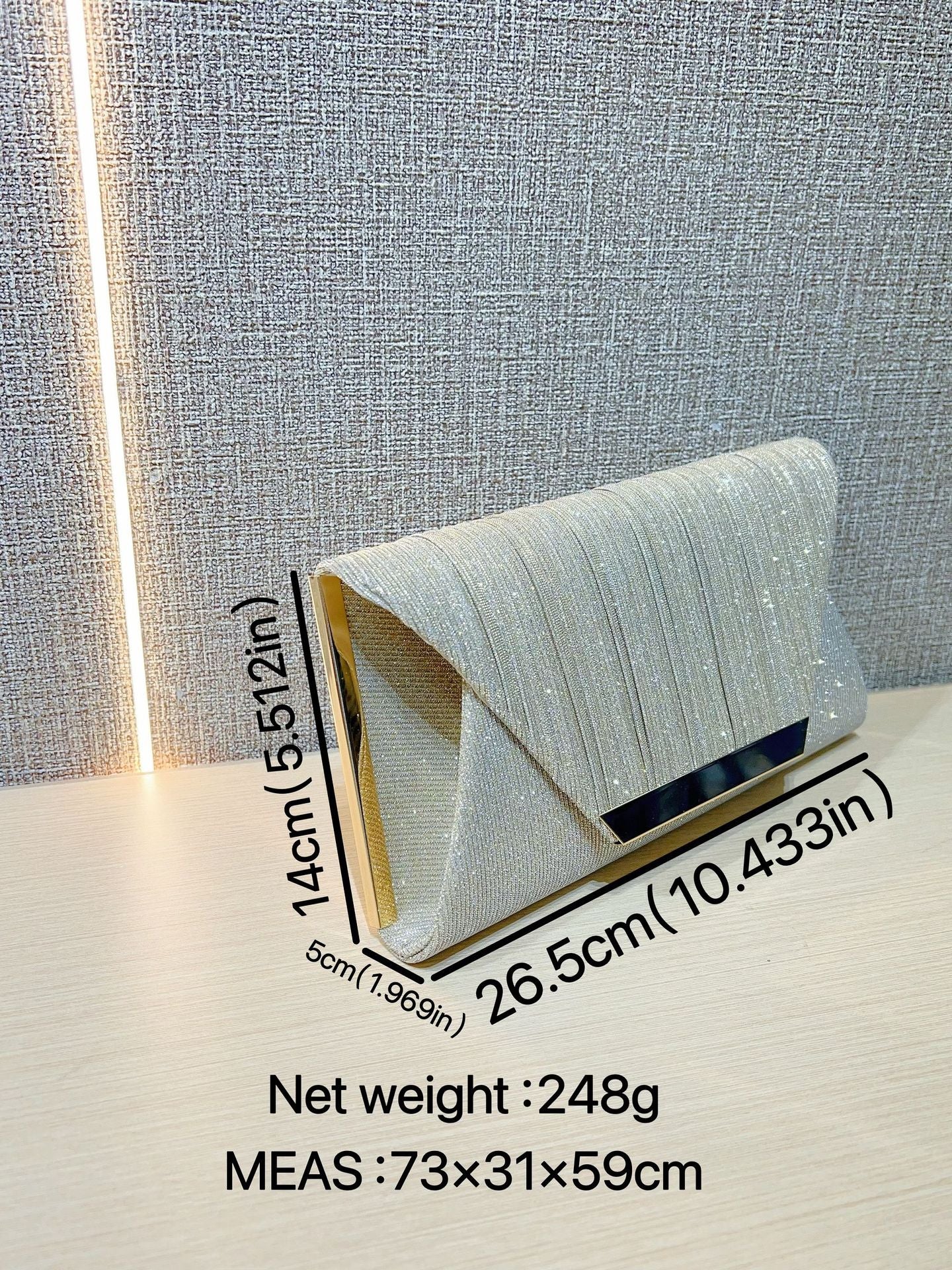 Glitter Clutch Flap Handbags