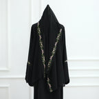 Front Open Abaya with Hijab