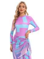 3-Piece Alphabet Muslim Swimsuit