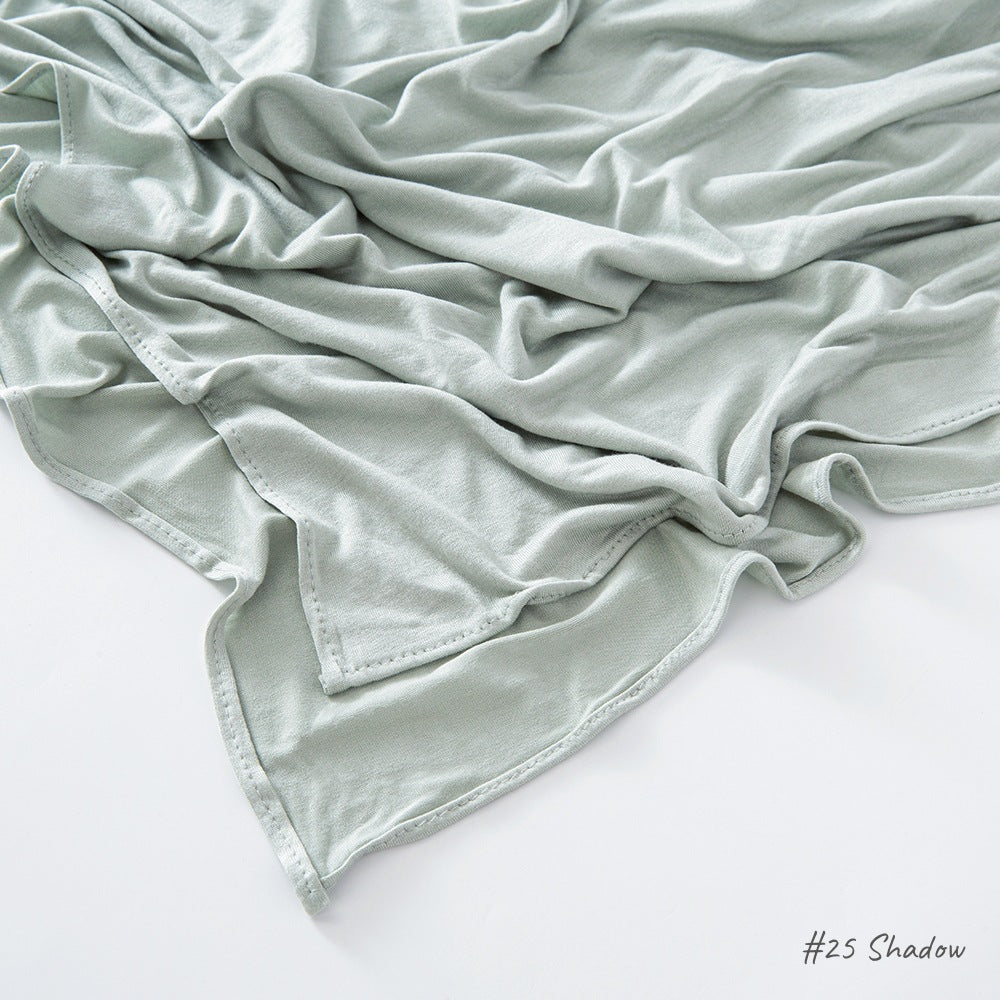 حجاب من القطن والحرير المجعد