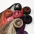 Gradient Cotton Wide Edge Modal Hijab