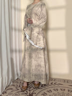 Double-layer Bell Sleeves Elegant Abaya