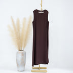 Solid Color Base Vest Dress