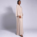 Chiffon Dress Set (Open Abaya+Inner Dress)