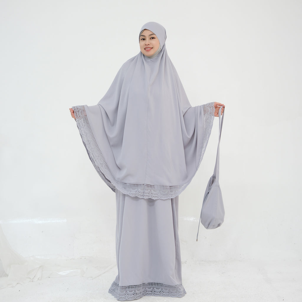 4 Pcs Prayer Abaya Set