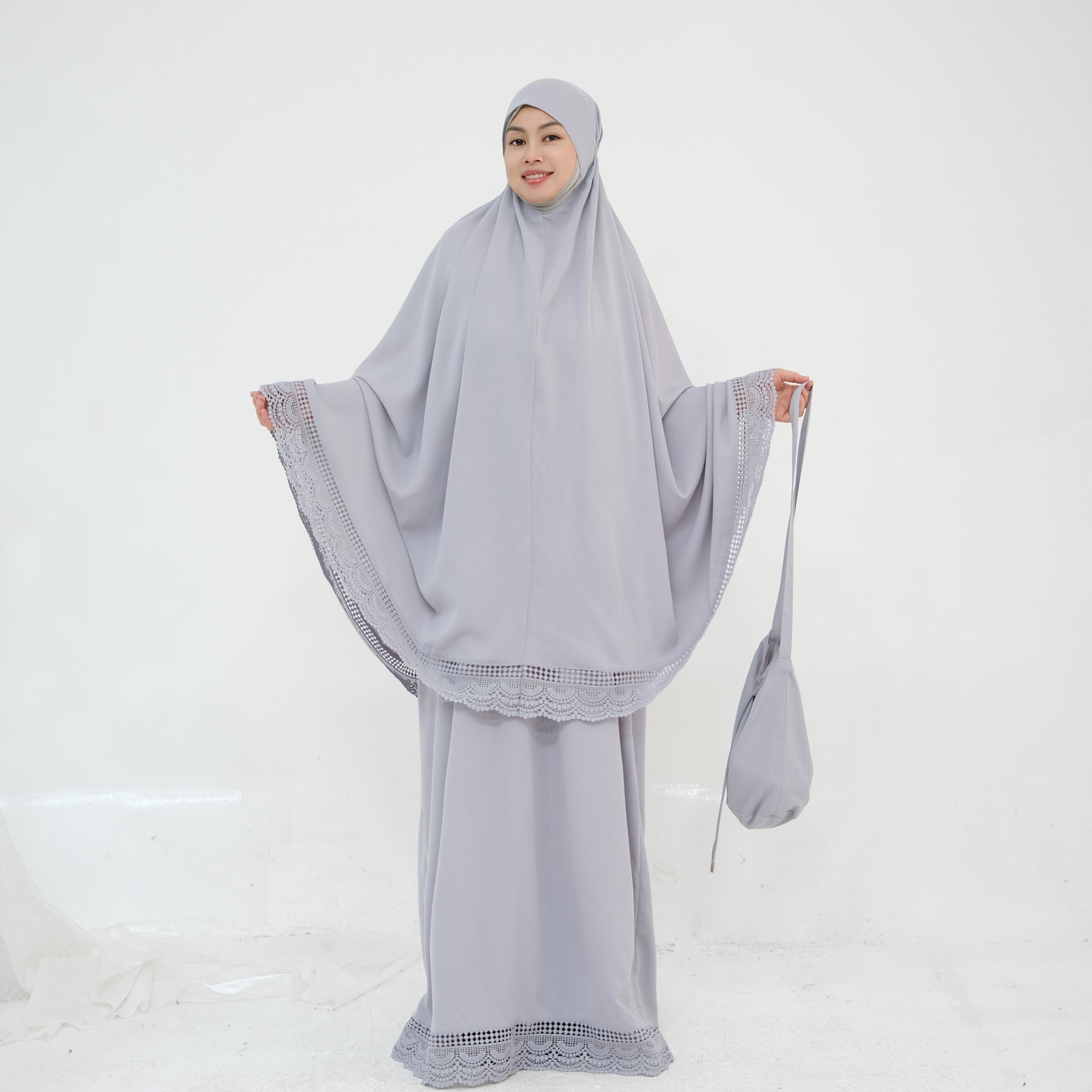 4 Pcs Prayer Abaya Set