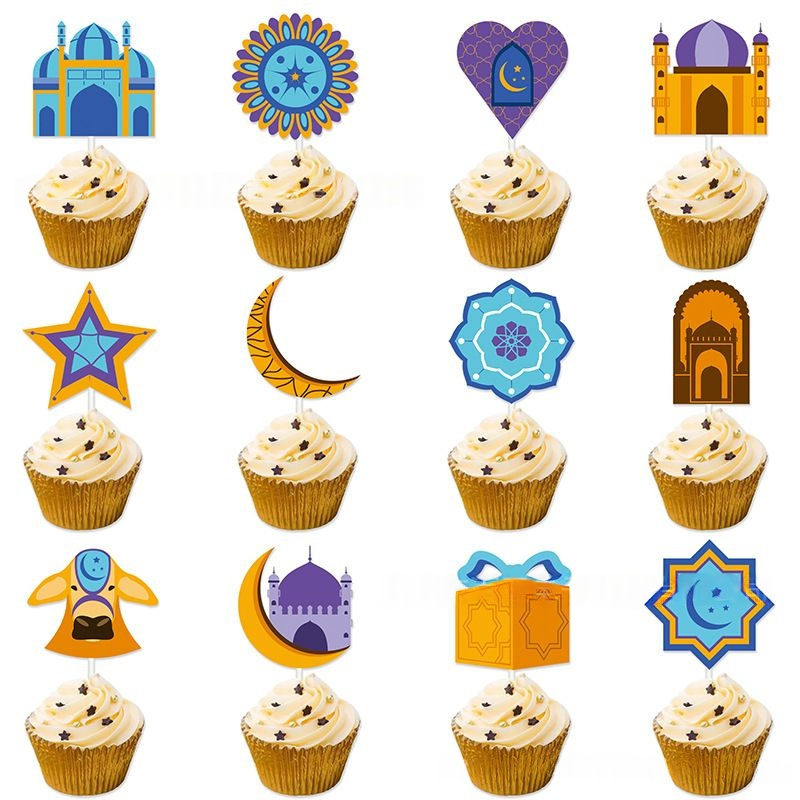 Cake Mini Flag Ramadan Decoration