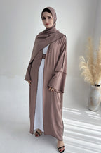 Cardigan Robe Abaya With Hijab