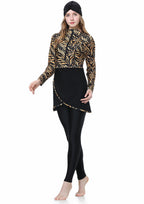 Colorful Pattern 3PCS Swimwear Burkini