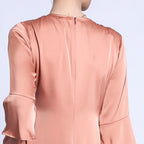 Double Layered Flared Sleeve Dress