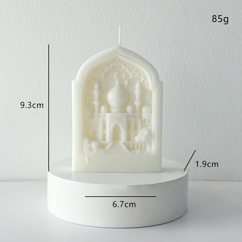 Ramadan Crescent Moon Scented Candle