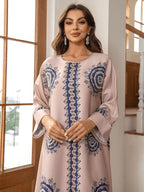 Elegant Pink Kaftan