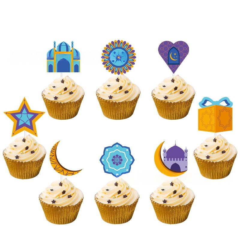 Cake Mini Flag Ramadan Decoration