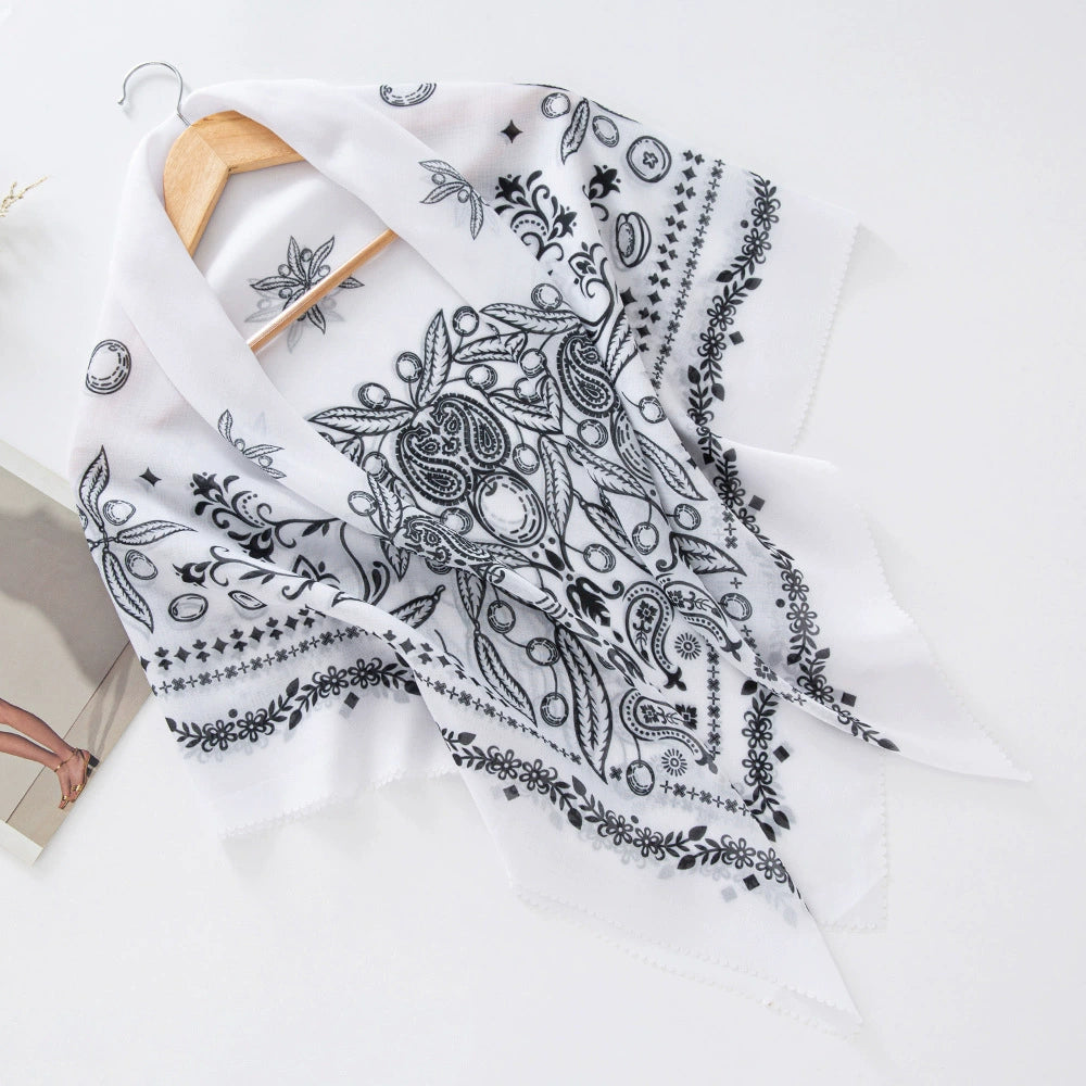 100 Color Wave Printed Hijab 26-50