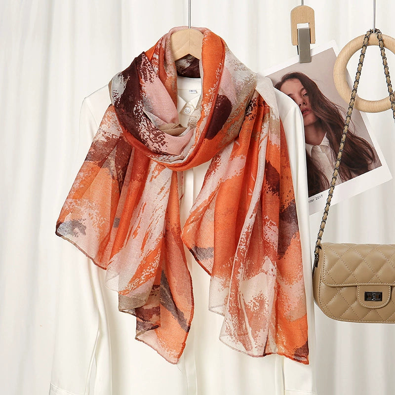 Soft Printed Hijab