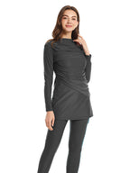 Swimsuit Long Sleeve Long Panty 3 Piece Set