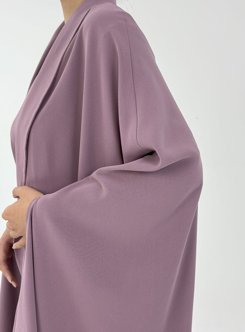 Purple Two Piece Set Abaya