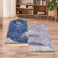 Ramadan Double Heart Prayer Rug - Fantasy Forest