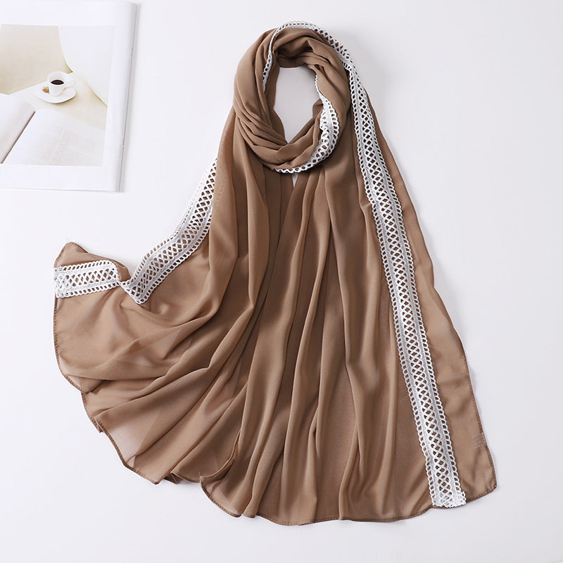 Chiffon Lace Hijab