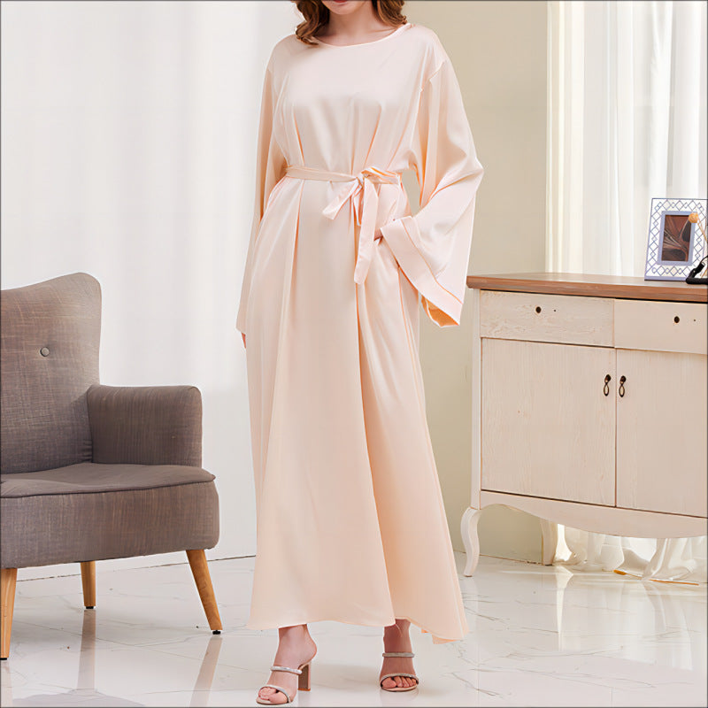 فستان رمضان مع حزام 