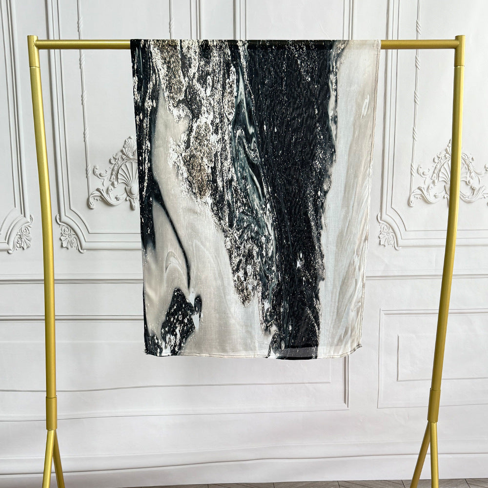 Watercolor Printed Hijab