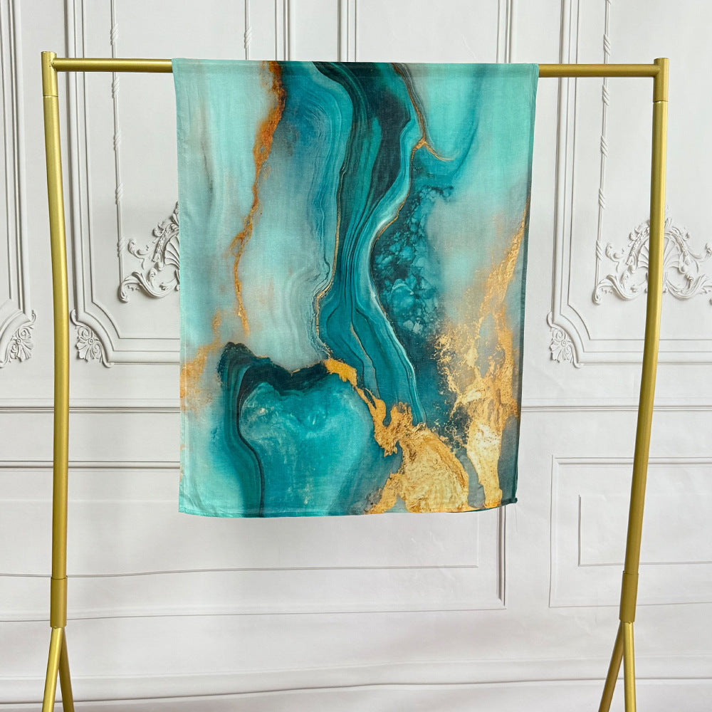 Watercolor Printed Hijab