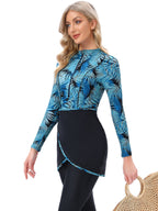 Blue Tropical Rainforest Swimsuit