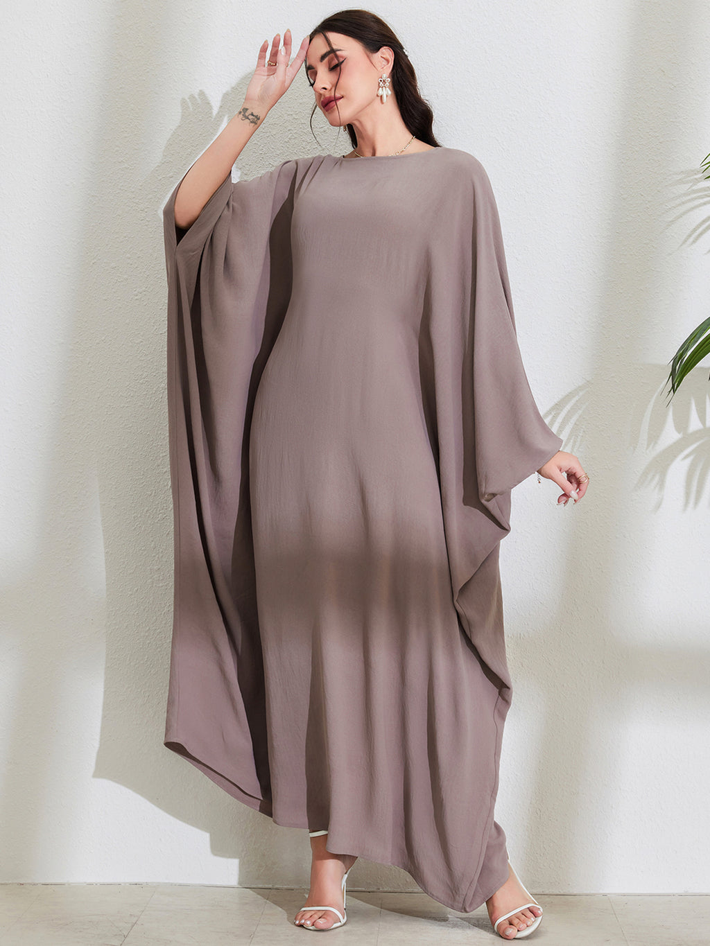 Modest Hidden Adjustable Belt Oversized Abaya