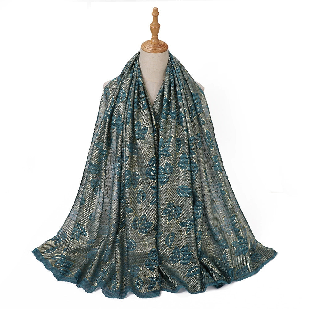 Maple Leaf Printed Hijab