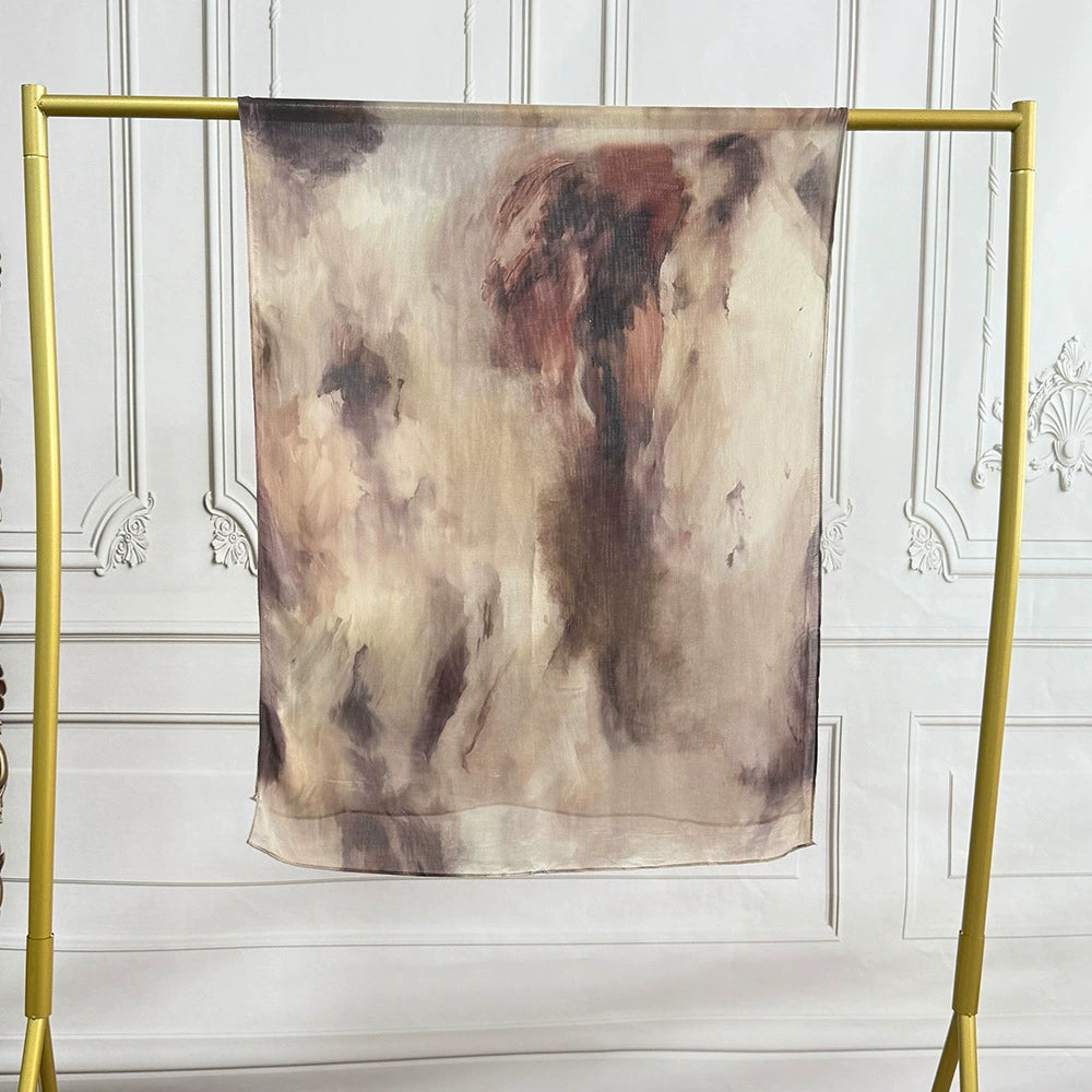 Watercolor Printed Hijab