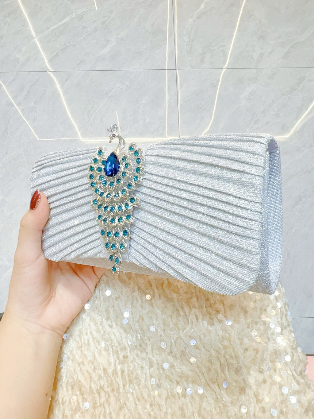 Gem Peacock Handbag
