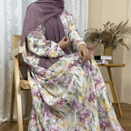 Summer Floral Set Abaya