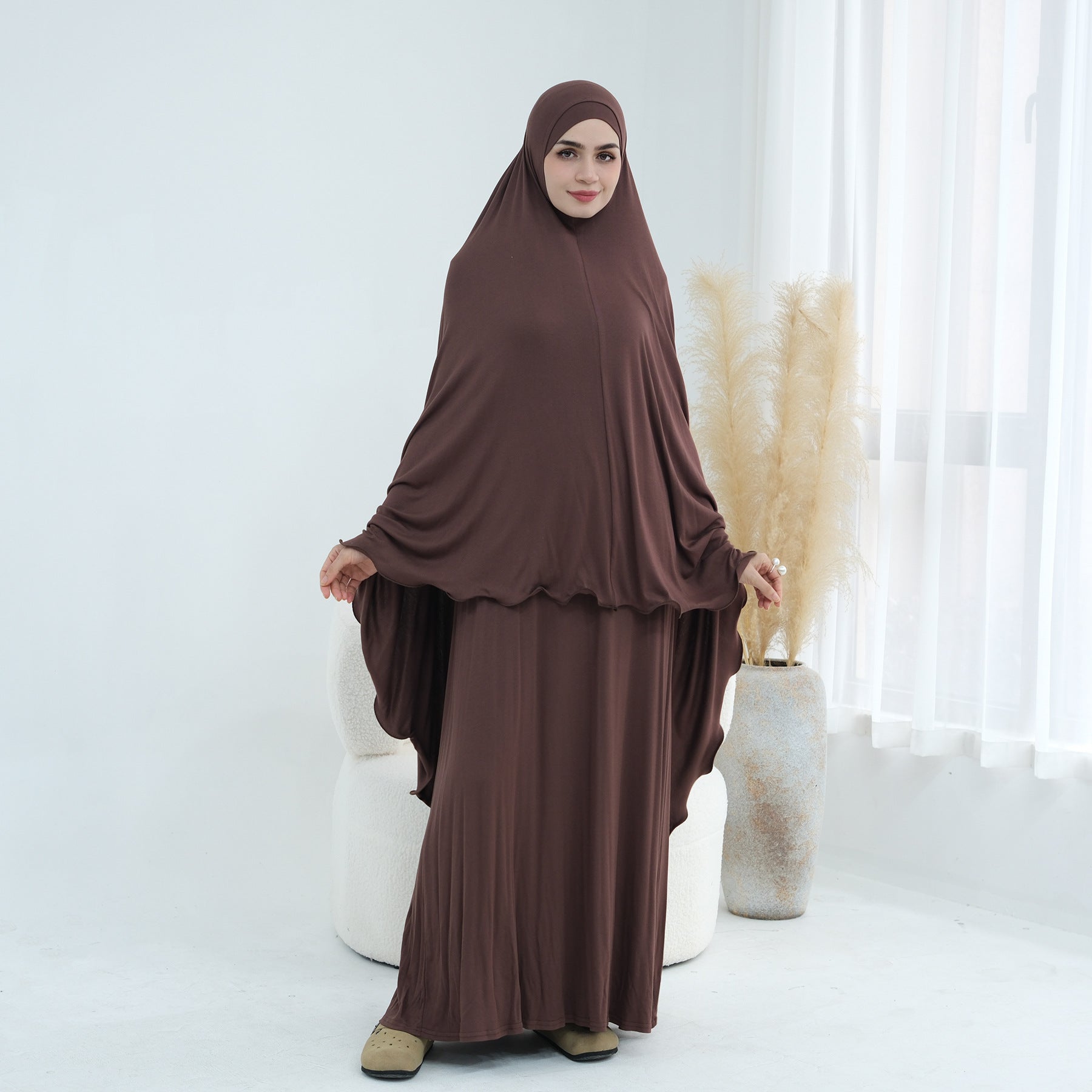Solid Color Overhead Jilbab