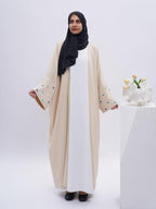Love Embroidery Abaya with Hijab