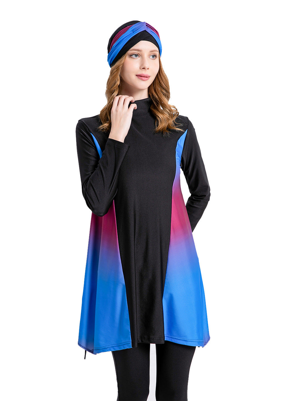 Colorful 3PCS Swimwear Burkini