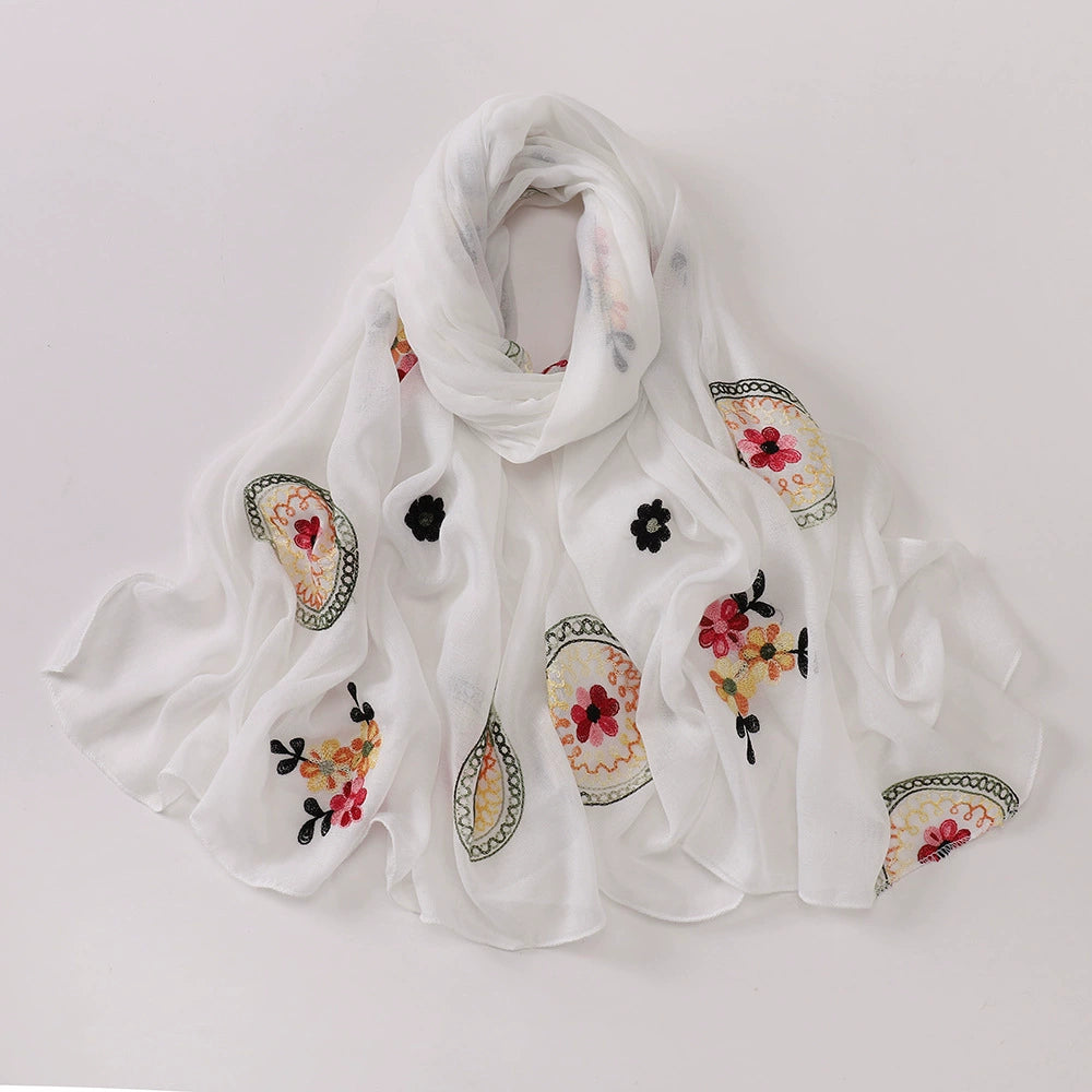 Bohemian Embroidered Hijab
