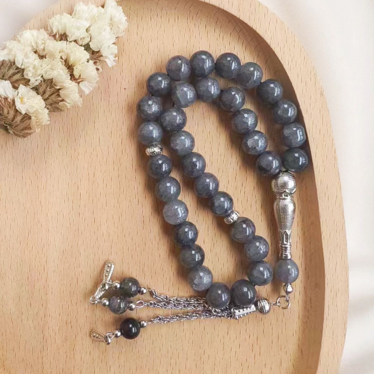 33 حبة من أساور المسبحة 