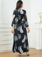 Black and White Print Abayas