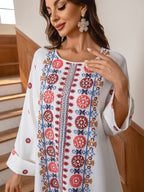 Floral Long Kaftan