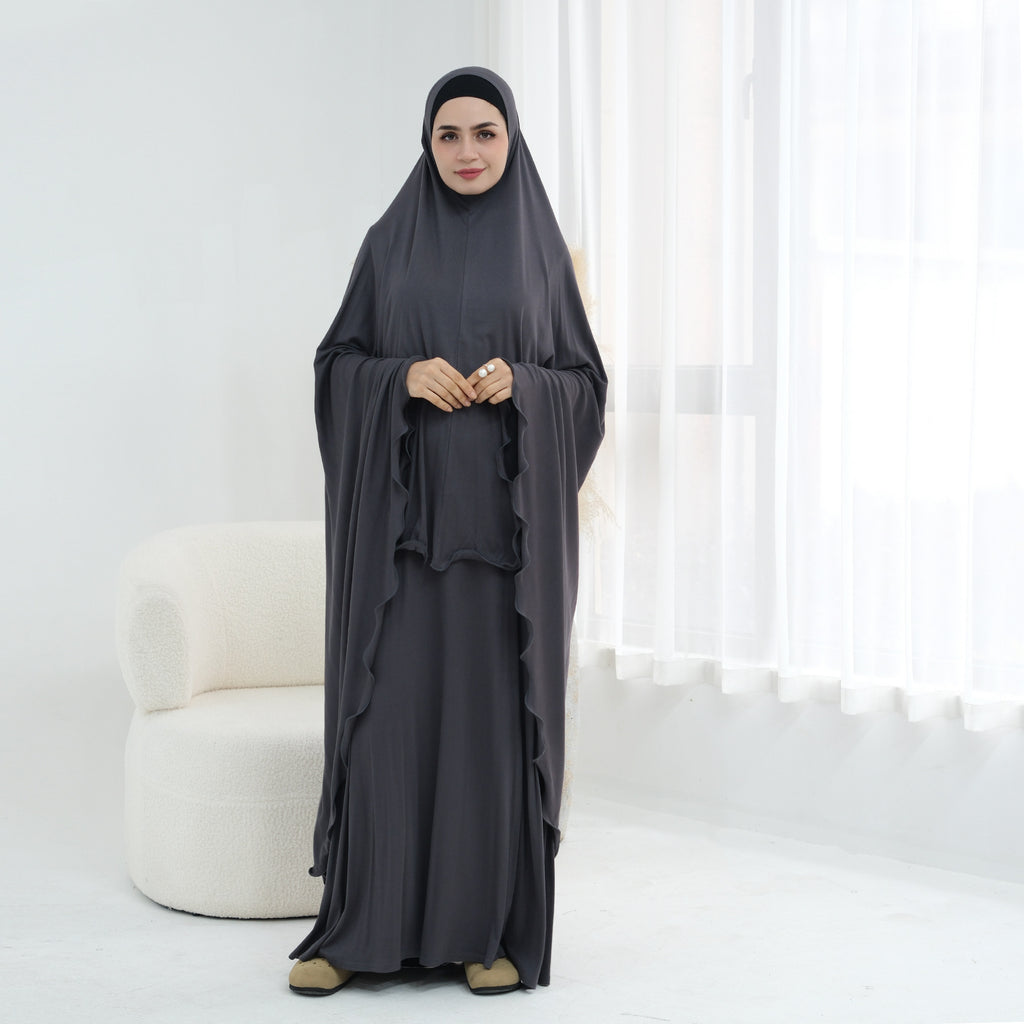 Solid Color Overhead Jilbab