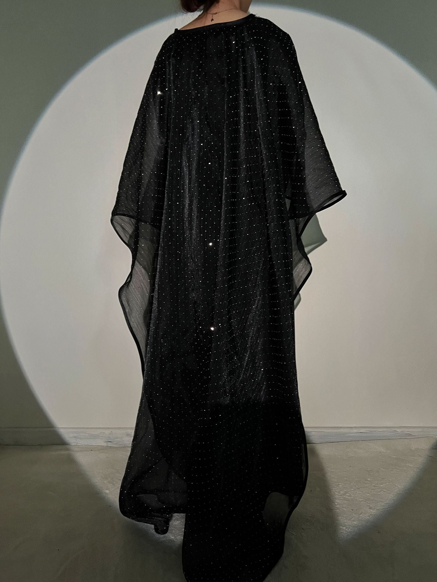 Simple Starry Cape Abaya
