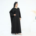 Jacquard Fashion Dress Abaya with Hijab