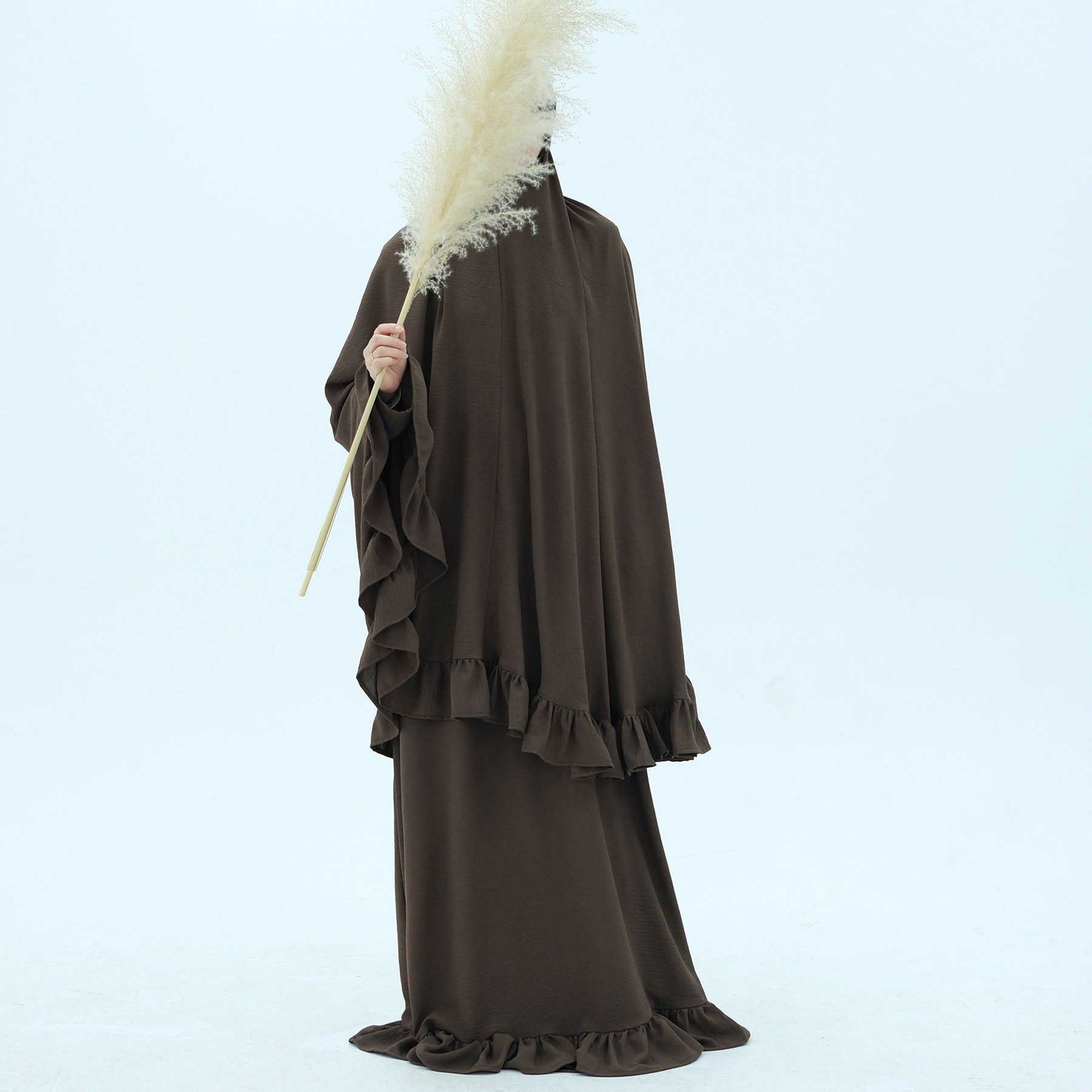 Solid Color Jilbab Abaya Niqab