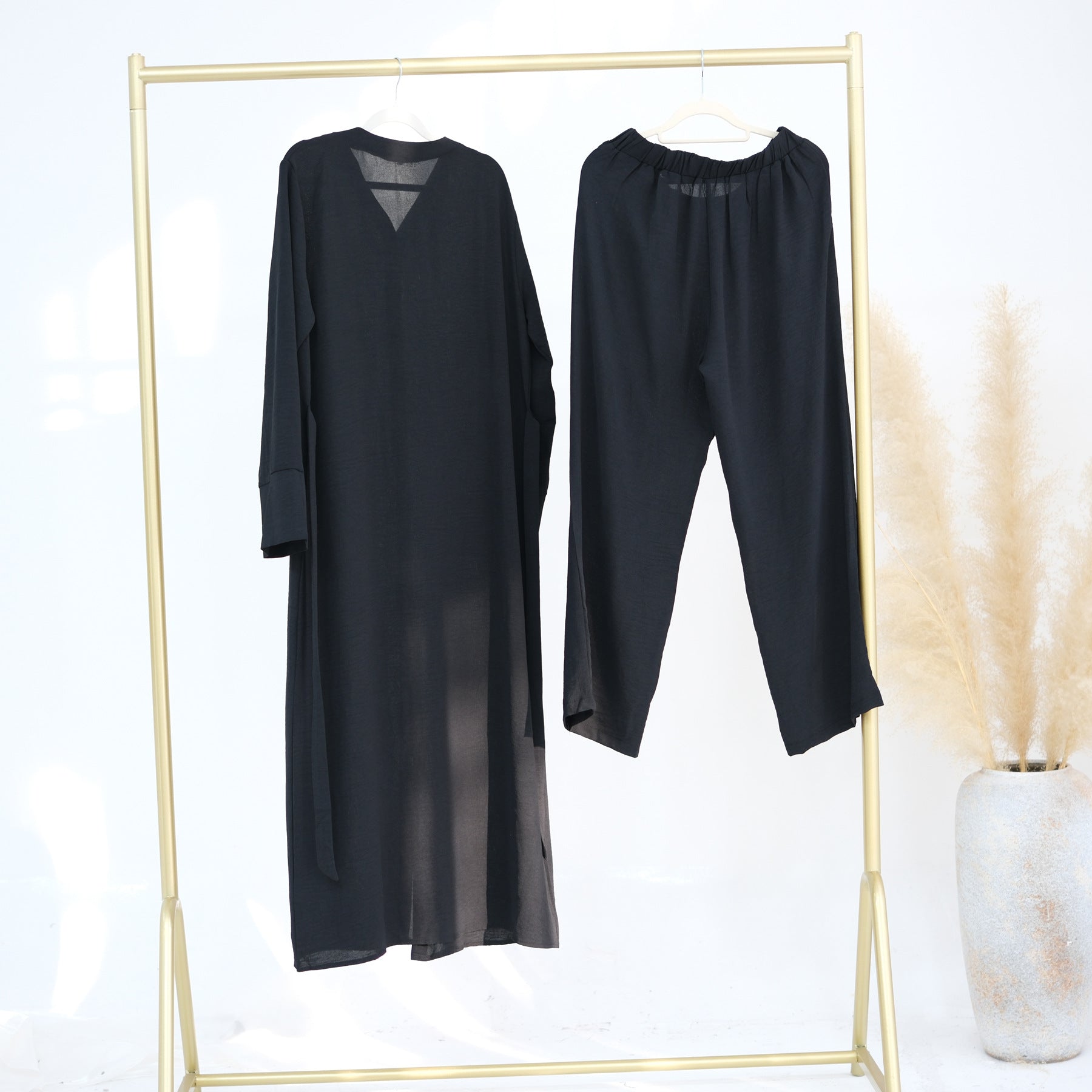 Long Robes Abaya and Pants Set